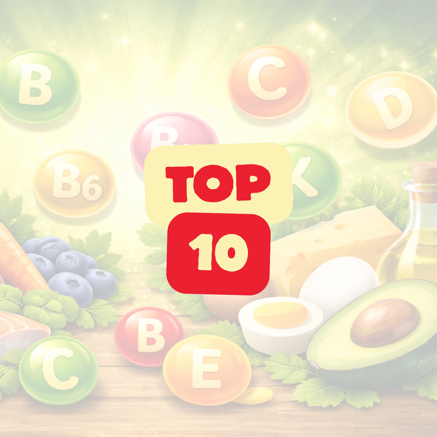 TOP 10 Produktów z Witaminą A