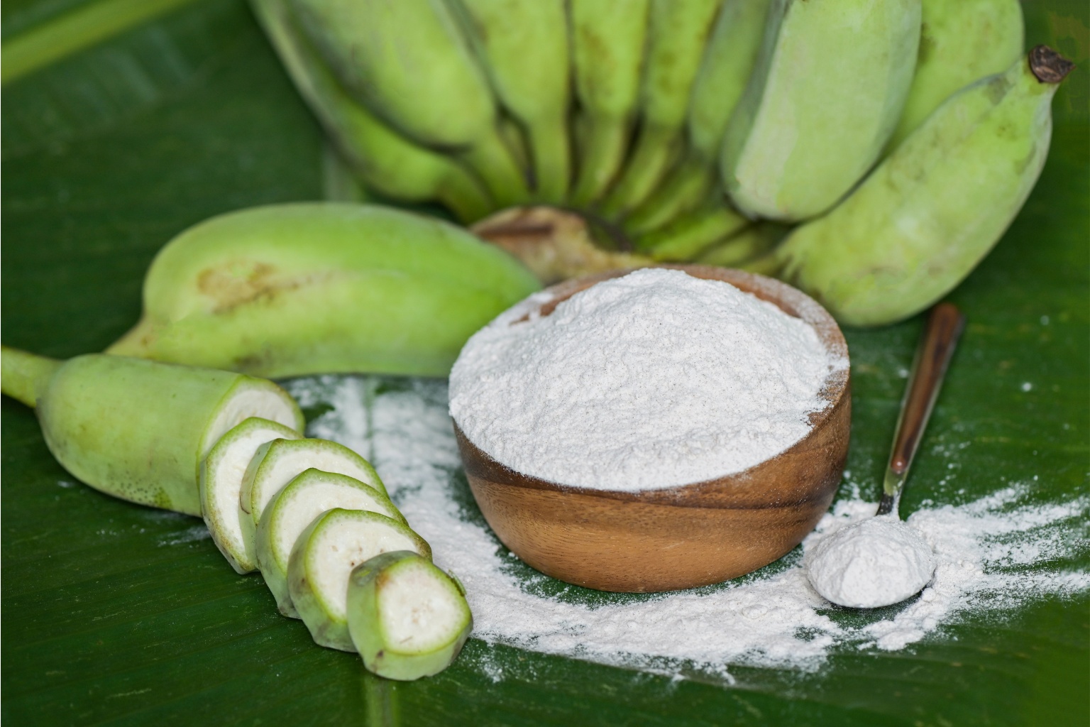 Mąka bananowa oraz zielone banany