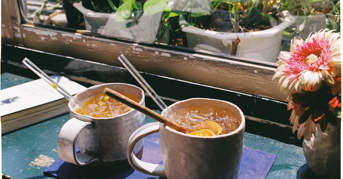 Switchel z octem jabłkowym,  cytryną, imbirem i miodem.