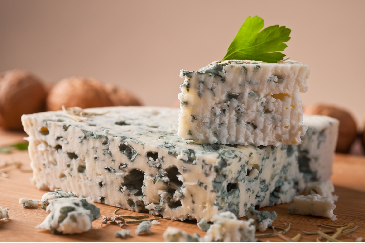 przekrojony ser roquefort