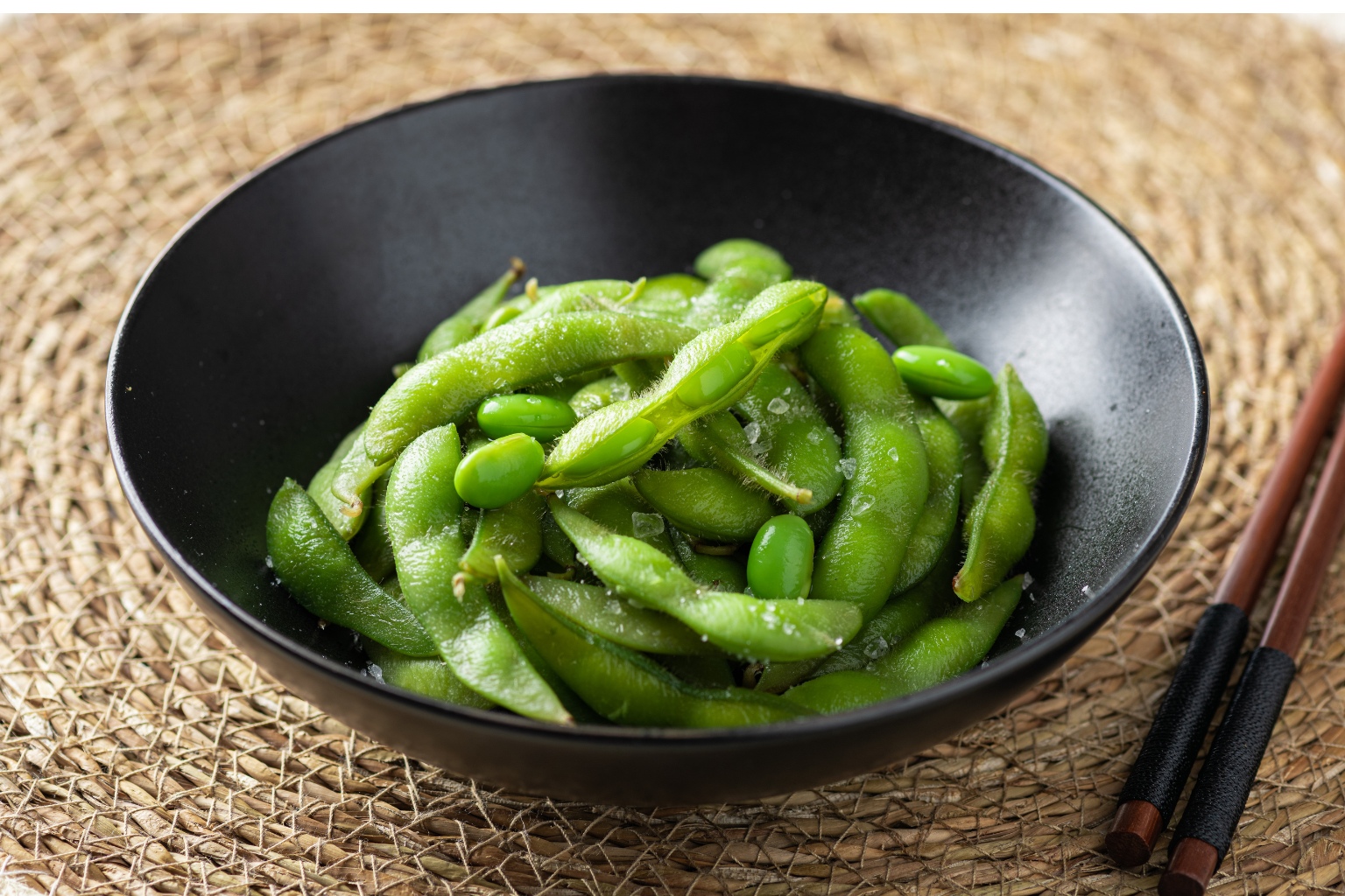 edamame - młode zielone strąki
