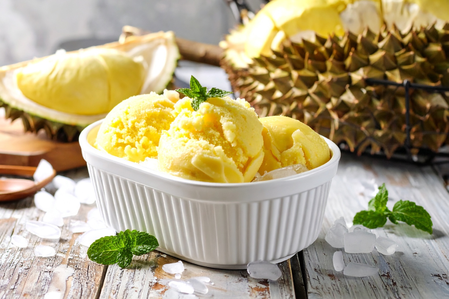 lody o smaku duriana